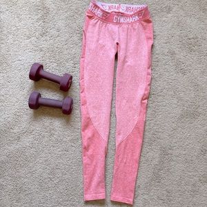 Gymshark coral flex leggings small EUC